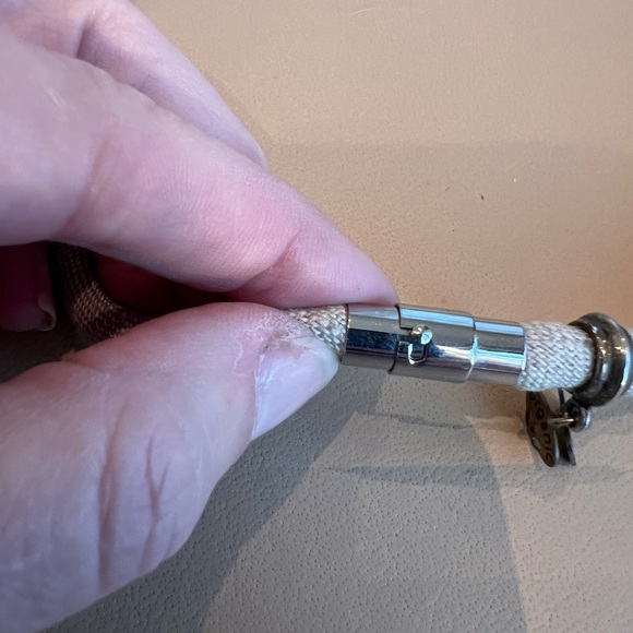 Anthropologie Linen and Brass Choker. - Picture 7 of 8